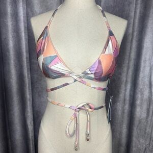 ISABELLA ROSE Women's Standard Victoria Street Wrap Triangle Bikini Top Strappy